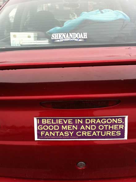 Sexist bumper sticker